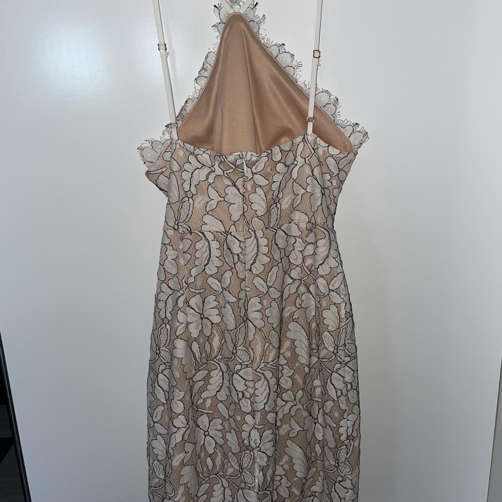 Lulus Delicate Darling Beige and Ivory Lace - Picture 6 of 9